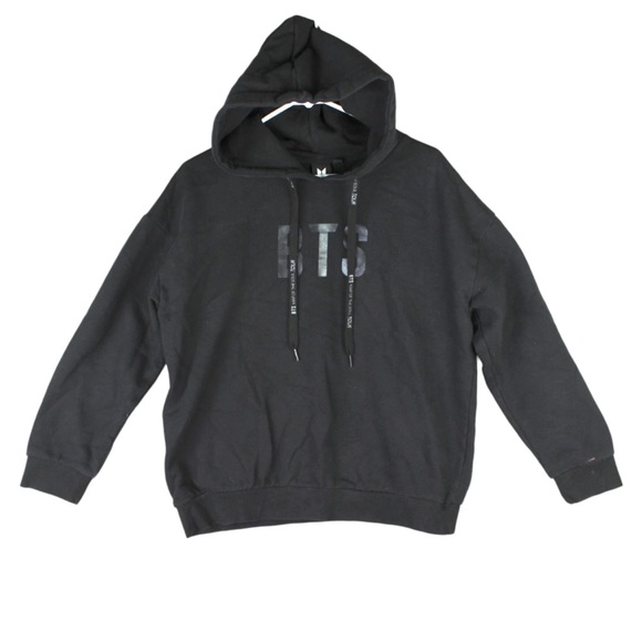 Official Big Hit x BTS Map Of The Soul Tour Pullover Hoodie Womens Medium Black - Picture 1 of 13